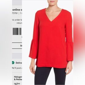 Halogen Bell Sleeve Tunic